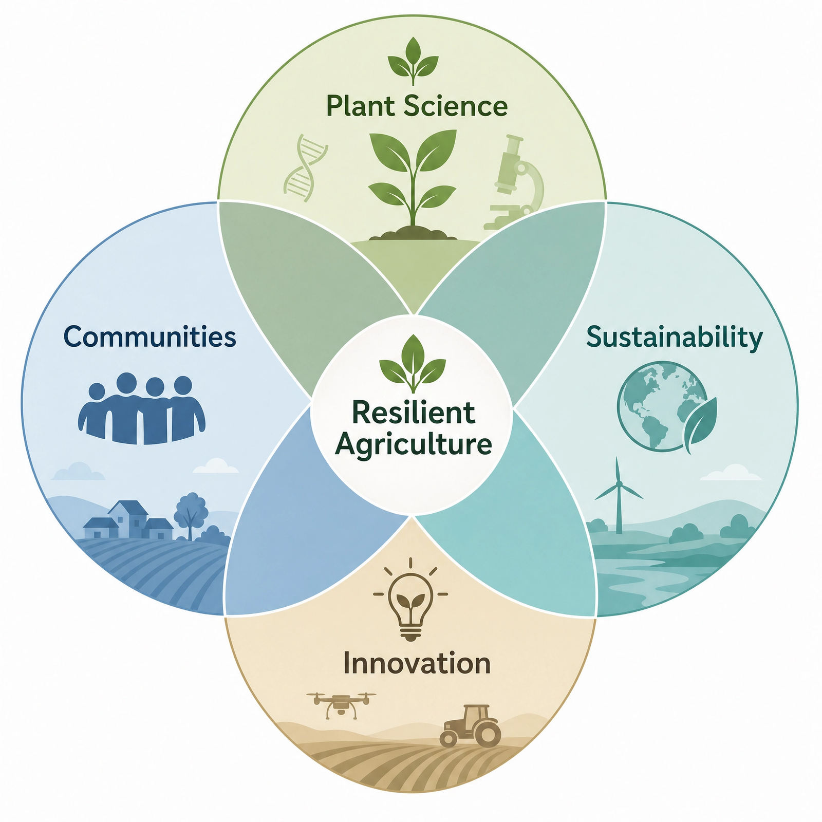 A Holistic View on Agriculture,  Communities, Sustainability and Innovation