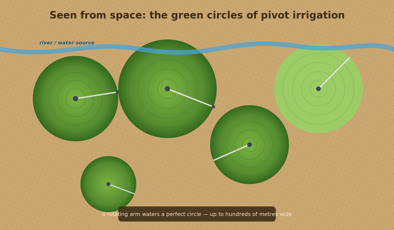 Pivot irrigation and agricultural development