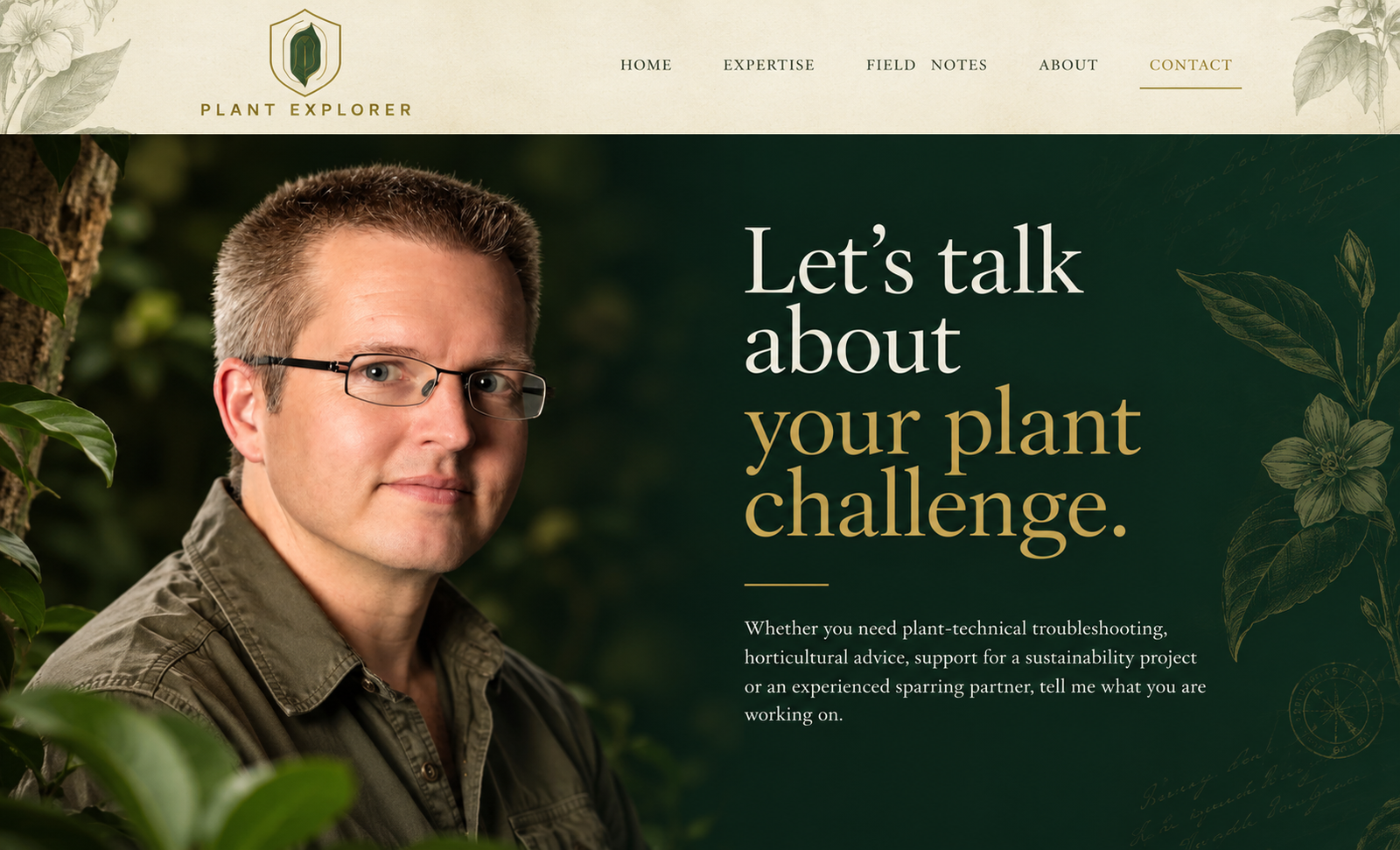 Ed van Paassen, Plant Explorer and horticultural advisor