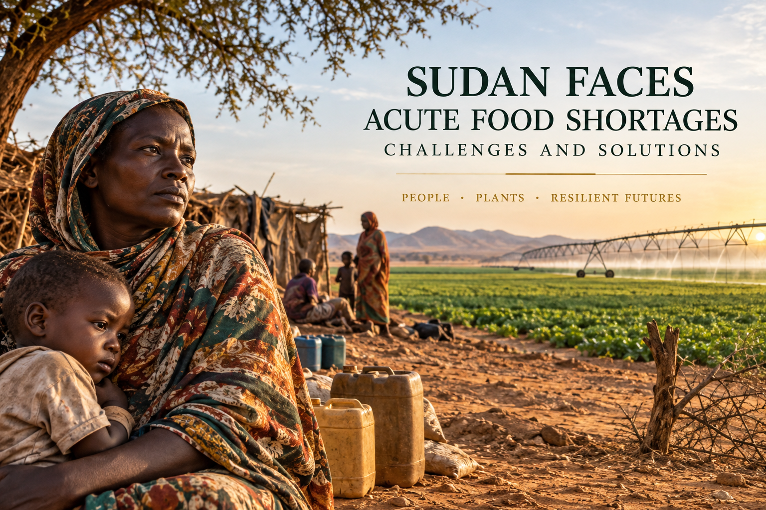 Sudan food shortages, agricultural resilience and irrigated farming