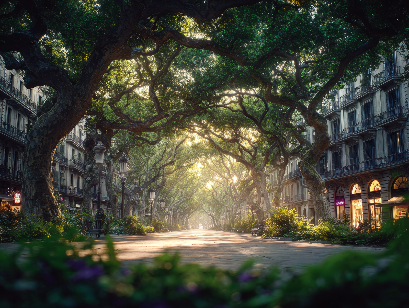 Mature tree-lined urban avenue illustrating the value of trees